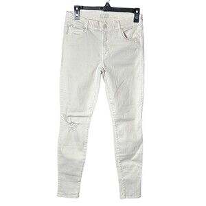 MOTHER Size 28 The Charmer Jeans Sexy Just Walked Into‎ Town Ivory #CD11-15